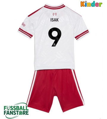 Liverpool Alexander Isak #9 Replik Auswärtstrikot Kinder 2026-27 Kurzarm (+ Kurze Hosen)